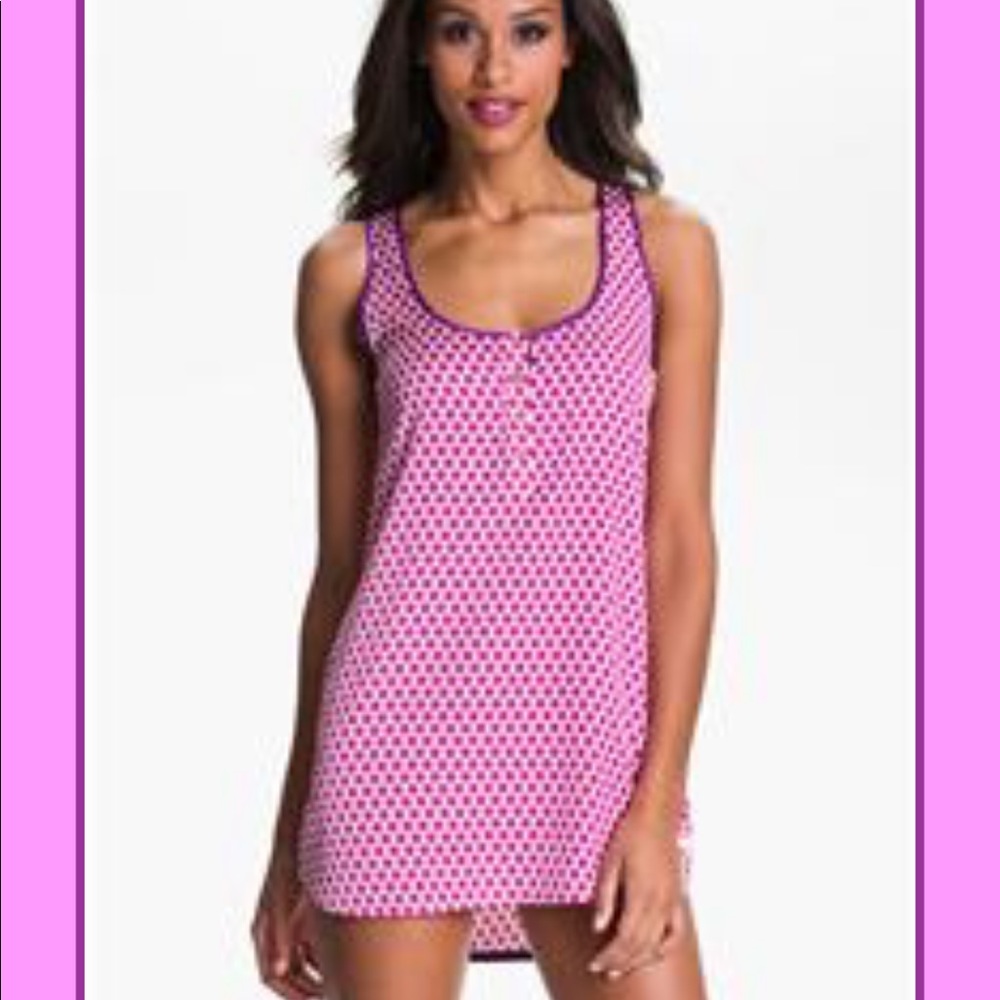 Juicy Couture Nightie 3pcSET Satin Nightgown Sleep Mask Travel Bag